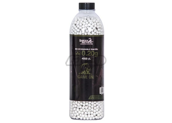 Lancer Tactical Biodegradable .20g 4000 ct. BBs ( White )