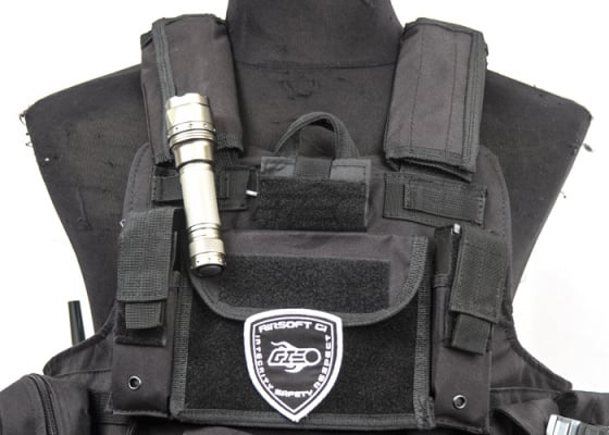 Lancer Tactical Strike Plate Carrier Vest ( Black )