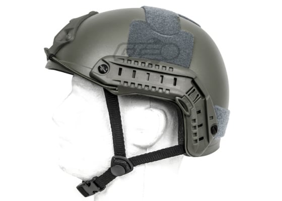 Lancer Tactical Ballistic Type Basic Version Helmet Helmet w/ Retractable Visor ( Foliage )