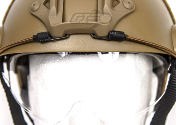 Lancer Tactical PJ Type Basic Version Helmet w/ Retractable Visor ( Flat Dark Earth )