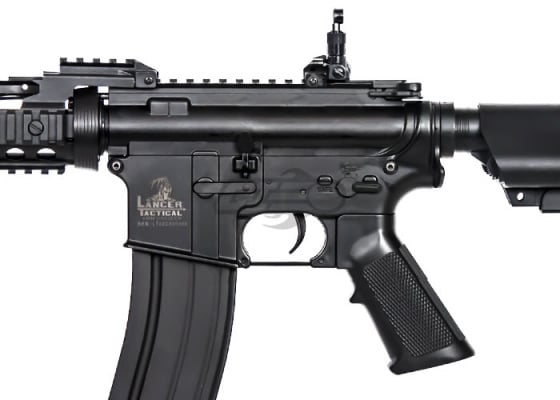 Lancer Tactical LT02C M4 RIS II Carbine AEG Airsoft Rifle ( Black )