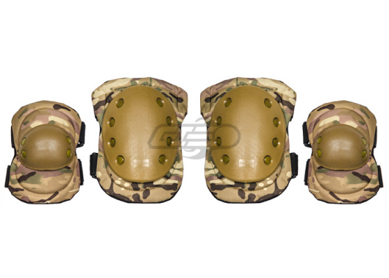 Lancer Tactical Elbow & Knee Pad Set ( Camo )