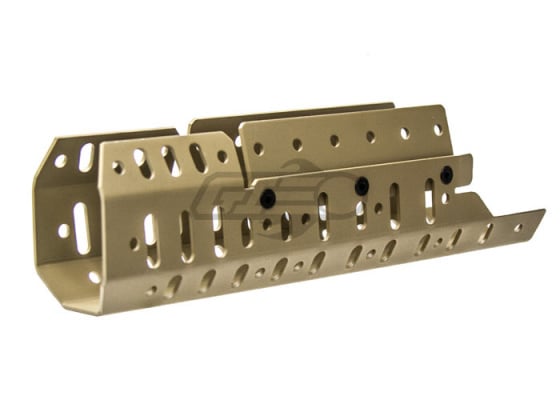 Lancer Tactical Aluminum CASV SCAR Rail System for Dboy MK16 ( Tan )