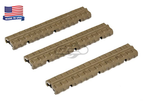 Manta 6" VLP Wire Routing Rail Cover ( Flat Dark Earth / 3 Pack )