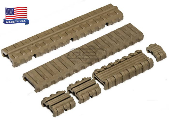 Manta M4 Carbine Length Rail Cover Kit ( Flat Dark Earth )