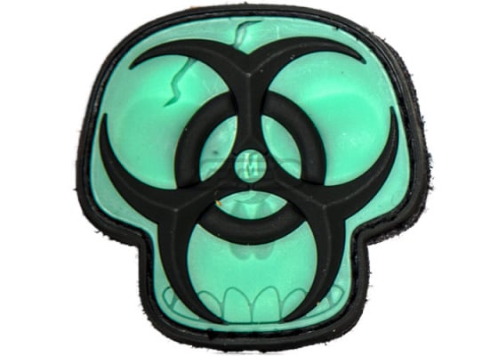 Maxpedition Biohazard Skull PVC Patch ( Glow )