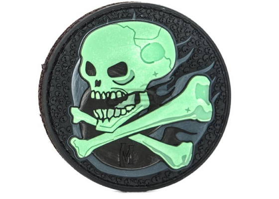 Maxpedition Skull PVC Patch ( Glow )