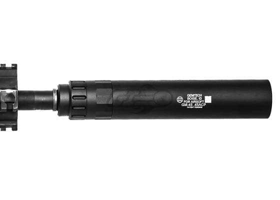 Madbull Airsoft Gemtech GM-45 Barrel Extension ( Black / 14mm CCW )