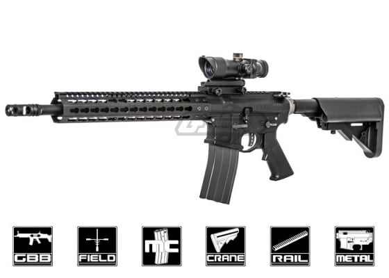 PTS Mega Arms MKM LM4 M4 Carbine GBB Airsoft Gun ( Black )