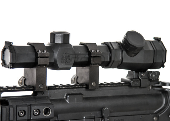 NcSTAR 1.1-4x20 Octagon Scope ( Blue & Red Reticle / Mil Dot )