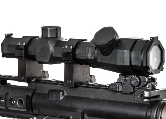 NcSTAR 1.1-4x20 Octagon Scope ( Blue & Red Reticle / Mil Dot )