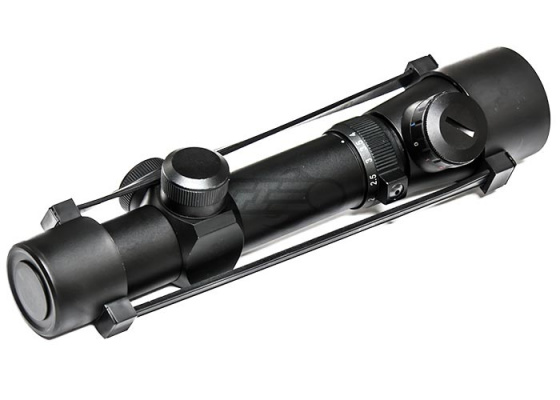 NcSTAR Shooter Series 1.1-4x25 Full Size Scope ( Mil-Dot )