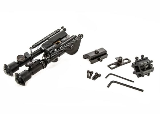 NcSTAR Precision Grade Bipod ( Compact Friction / 3 Adapters )