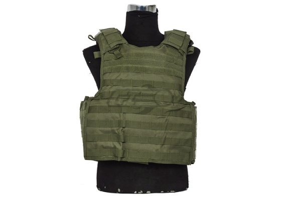 NcSTAR Quick Release Plate Carrier Vest ( OD Green / M - XXL )