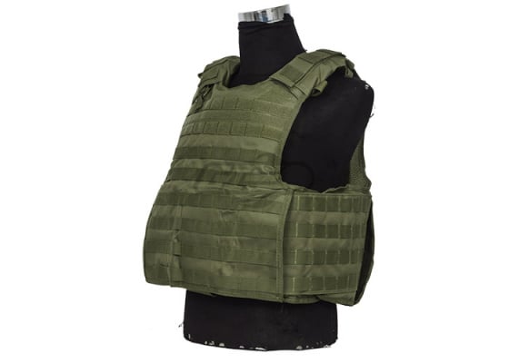 NcSTAR Quick Release Plate Carrier Vest ( OD Green / M - XXL )