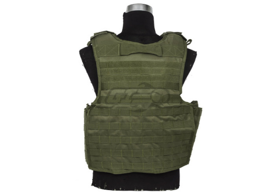 NcSTAR Quick Release Plate Carrier Vest ( OD Green / M - XXL )