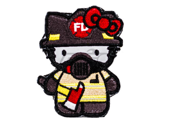 ORCA Industries Kitty Firefighter Patch ( Full Color )