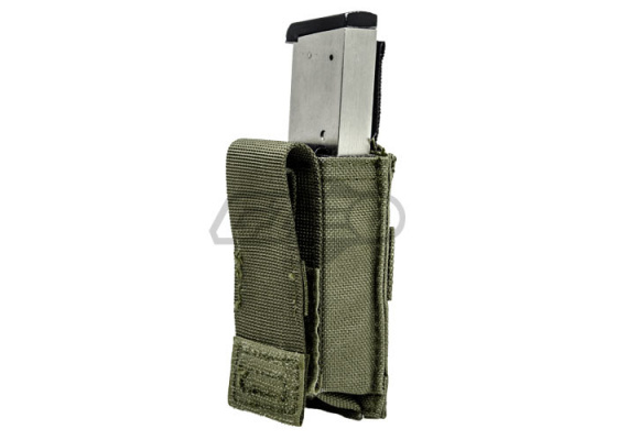 Pantac USA 1000D Cordura Molle Single .45 Mag Pouch With Hard Insert ( Ranger Green )