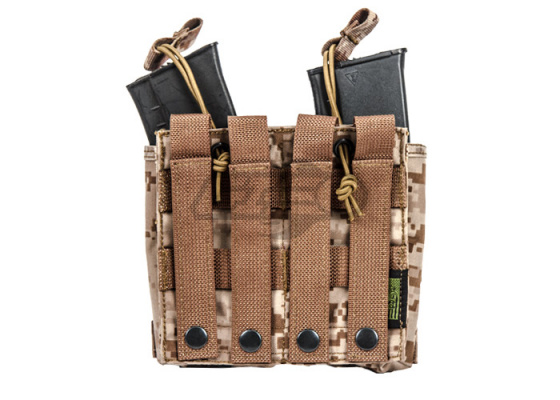 Pantac USA 1000D Cordura Molle Universal Double Magazine Pouch ( Desert Digital )