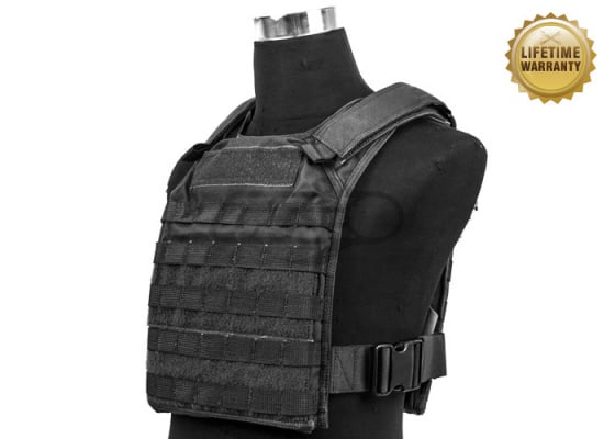 Pantac USA 1000D Cordura Molle Tactical Plate Carrier ( Black / Medium ) Pantac USA 1000D Cordura Molle Tactical Plate Carrier ( Black / Medium )