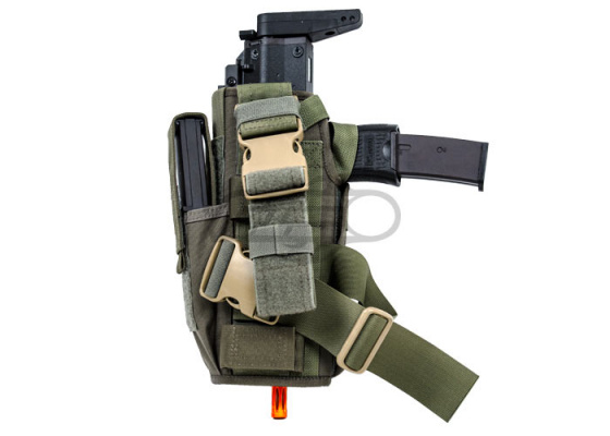 Pantac USA 1000D Cordura H&K MP7 Dropleg Holster ( Ranger Green )