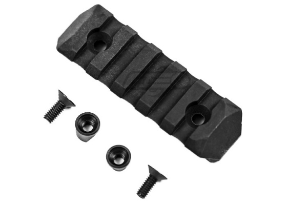 PTS Enhanced KeyMod 5 Slots Rail Section ( Black )