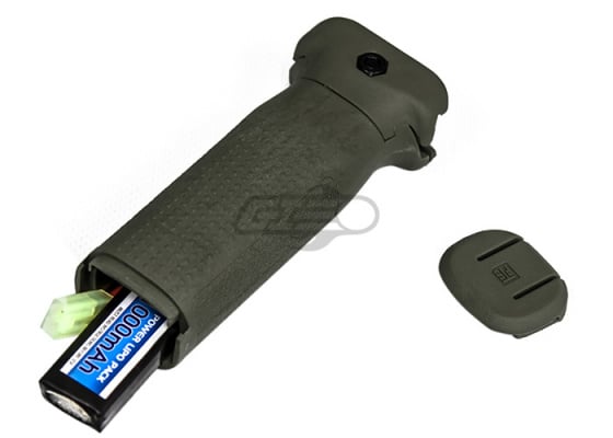 PTS Enhanced Polymer Vertical Fore Grip for Lipo Battery ( OD Green )