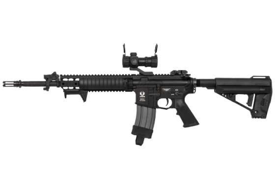 Spartan Full Metal SRX 300 Blackout Series SRX 306 Carbine AEG Airsoft Gun By VFC