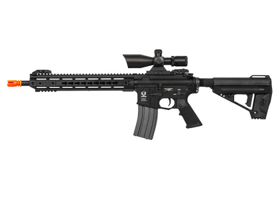 Spartan Full Metal SRX 300 Blackout Series SRX 309 Carbine AEG Airsoft Gun By VFC