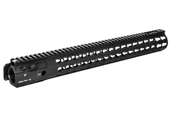 Strike Industries 17" Mega Fins XL Handguard KeyMod Real Firearm Rail ( Black )