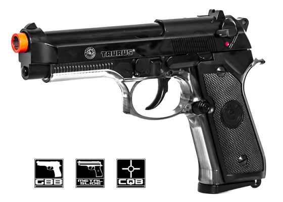 Taurus PT92 GBB Pistol Airsoft Gun ( Metal Slide ) *