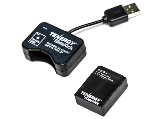 Tenergy Sidekick1 GoPro Power Package ( USB Adapter & Battery )