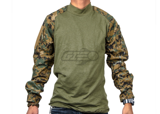 Tru-Spec Combat Shirt ( Woodland Digital / Option )