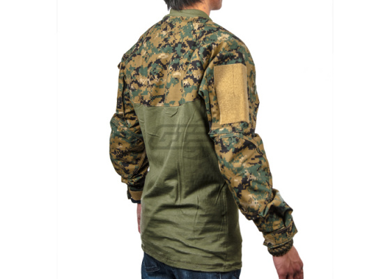 Tru-Spec Combat Shirt ( Woodland Digital / XL / Regular )