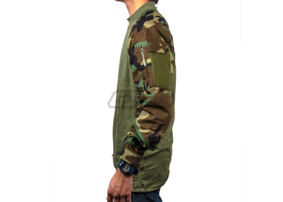 Tru-Spec Combat Shirt ( Woodlandl / SM / Regular )