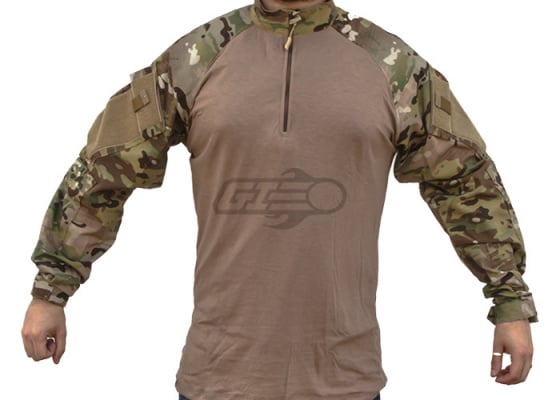 Tru Spec TRU Tactical Response 1/4 Zip Combat Shirt ( MultiCam-Coyote / XL / Regular )