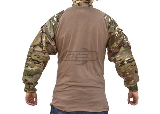 Tru Spec TRU Tactical Response 1/4 Zip Combat Shirt ( MultiCam-Coyote / XL / Regular )