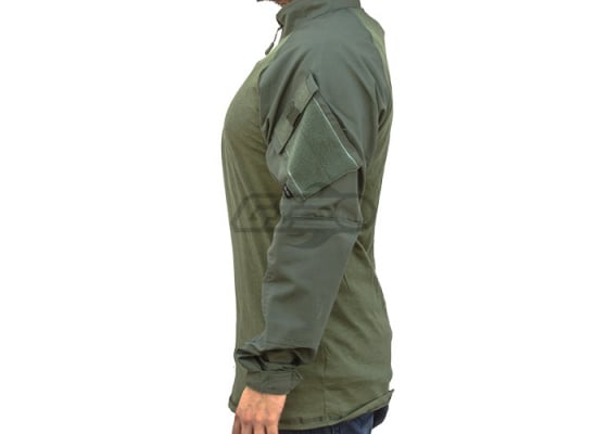 Tru Spec TRU Tactical Response 1/4 Zip Combat Shirt ( OD Green / XXL / Regular )