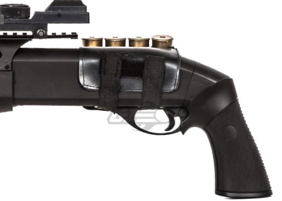 UK Arms M180A1 M3 Spring Airsoft Shotgun Flashlight & Red Dot Package ( Black )