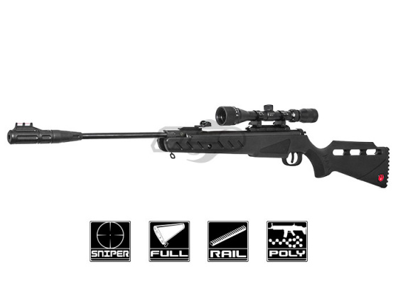 Umarex Ruger Targis Hunter .22 Cal Pellet Break Barrel Rifle Airgun ( Black )