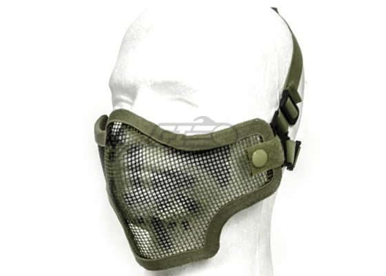 Valken Tactical 2G Wire Mesh Tactical Mask ( OD Green Skull )
