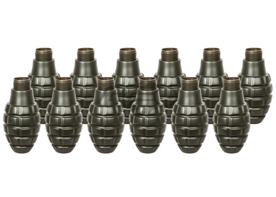 Valken Tactical Pineapple Thunder V Grenade w/ Core - 12 Pack ( OD Green )