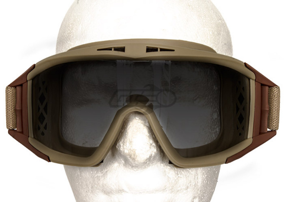 Valken V-TAC Tango Airsoft Goggles w/ 3 Color Lenses ( Tan )