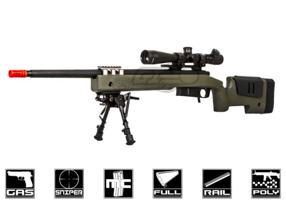 VFC Limited Edition M40A5 Sniper Gas Airsoft Rifle Deluxe ( OD Green )
