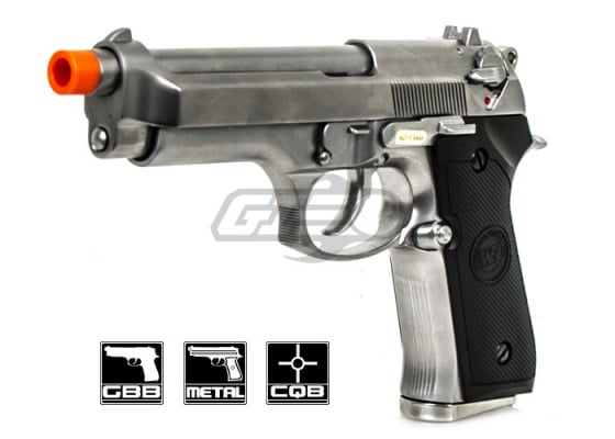 WE M92 GBB Airsoft Pistol ( Silver )