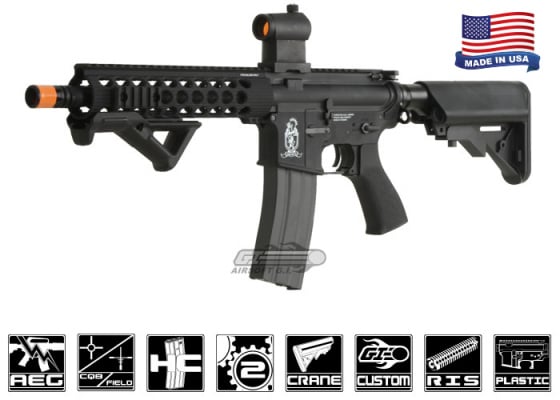Airsoft GI G4-A2 9" Troy TRX MID M4 Carbine AEG Airsoft Rifle ( Black )