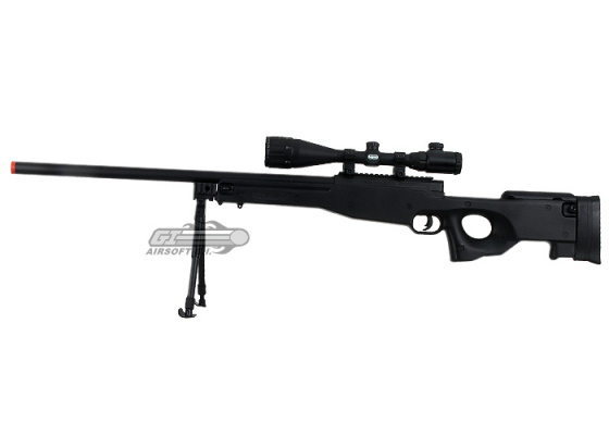 Airsoft GI Full Metal Fully Upgraded G98 Bolt Action Sniper Airsoft Rifle ( Black )