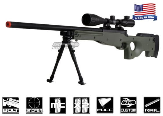 Airsoft GI Full Metal Fully Upgraded G98 Bolt Action Sniper Airsoft Rifle ( OD )