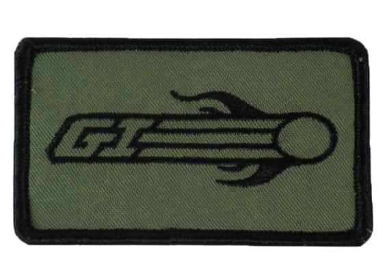 Airsoft GI Flaming BB Patch Velcro ( OD Green )