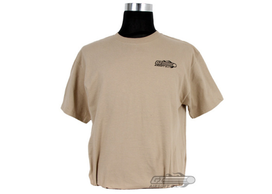 Airsoft GI Headshot T-Shirt ( Tan / XL )